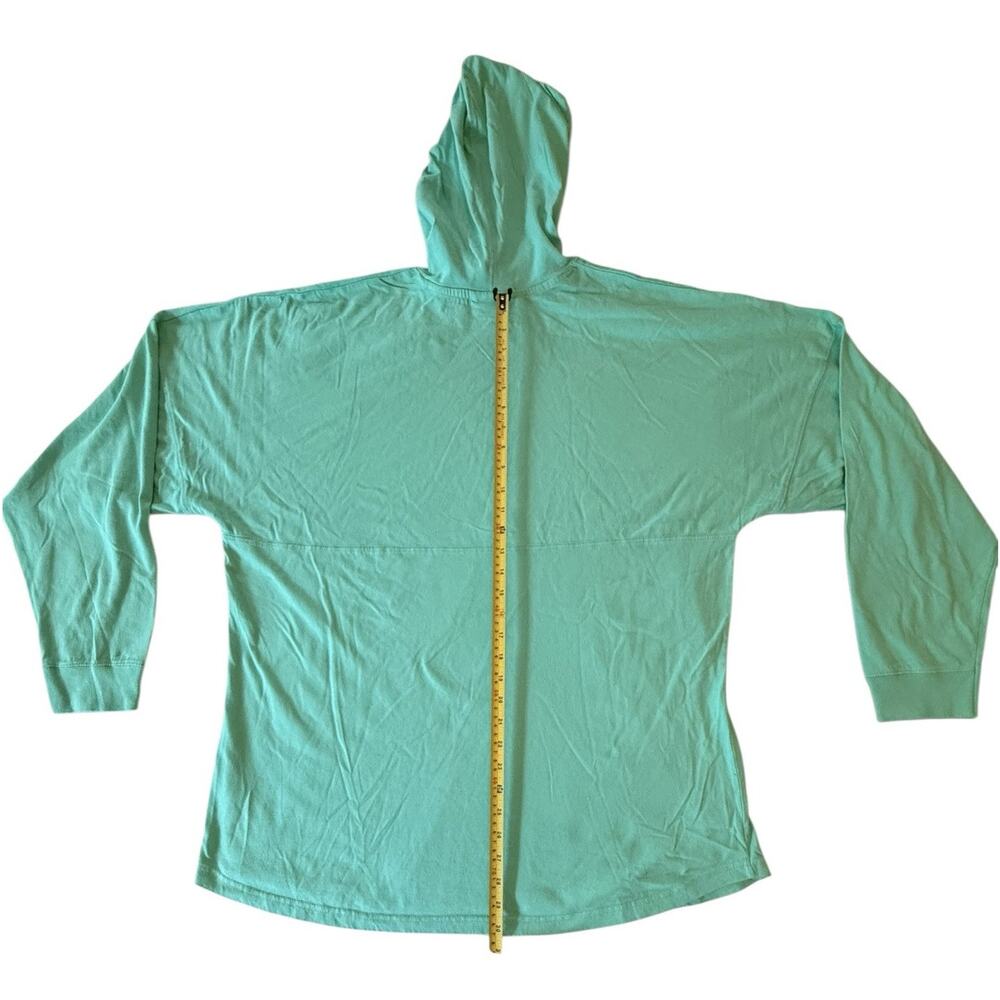 J. America Hooded Game Day Jersey Absolut. Mint Green XXL T-Shirt Cotton NWT - Picture 15 of 16